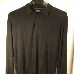 Black Long Sleeved Zara Man knit pullover XL